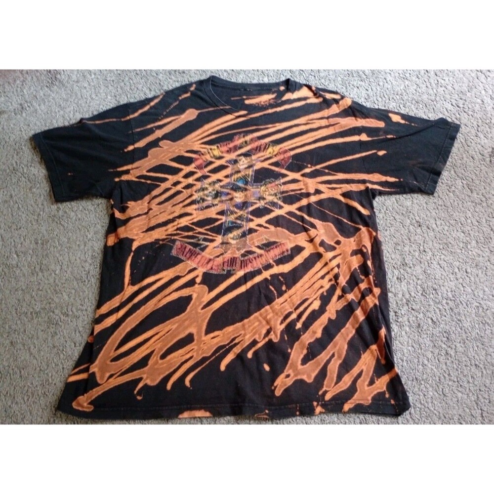 Divided Guns And Roses Women’s T Shirt Size Large Tie Dye Concert Tee - Picture 1 of 4